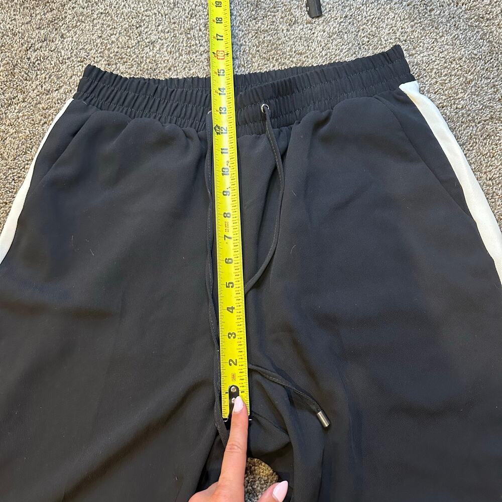 RIVER ISLAND Women's Black Waist Side Stripe Joggers Size 10 - Picture 7 of 12